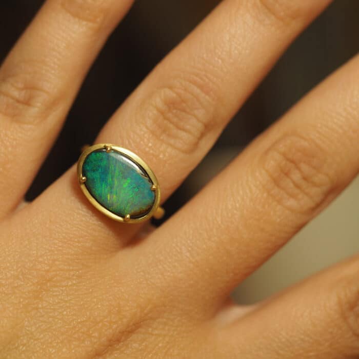 Ocean Opal Ring - Marina Antoniou Jewellery