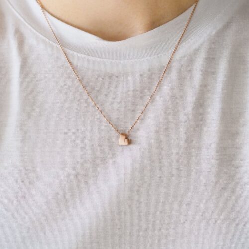 Marina Antoniou Jewellery - Mini Rose Gold Necklace | From the Heart