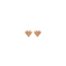 Marina Antoniou Jewellery - Mini Rose Gold Studs | From the Heart