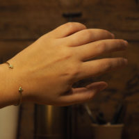 Marina Antoniou Jewellery - White Gold Granule Cuff