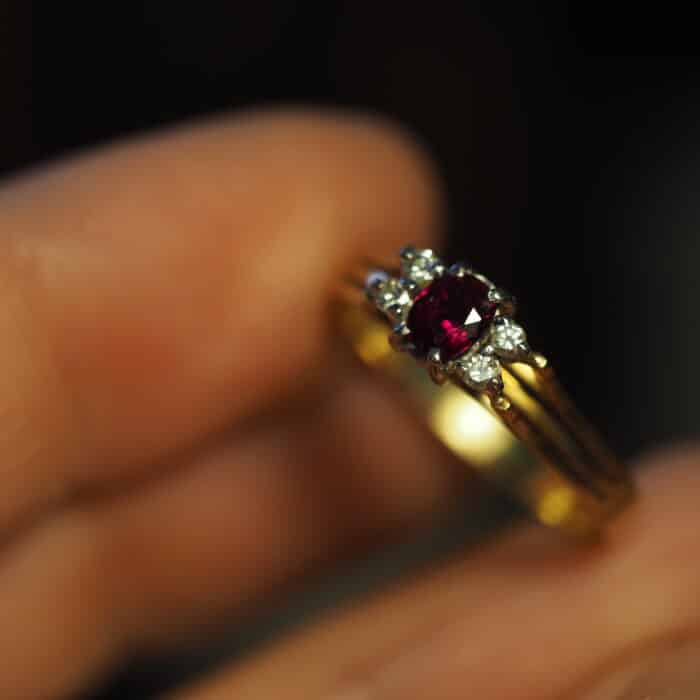 Bespoke | Heirloom Diamond Cluster Ring for Abby - Marina Antoniou Jewellery