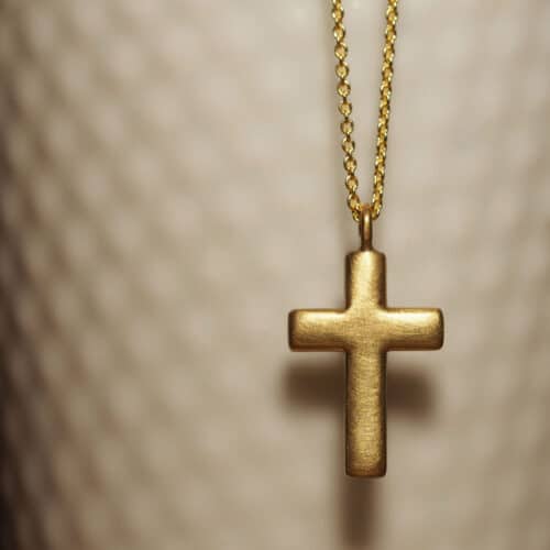 Christian Christening Cross - Marina Antoniou Jewellery