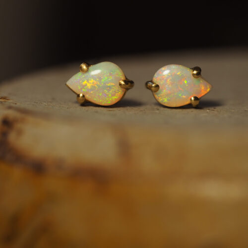 Marina Antoniou Jewellery - Petal Opal Studs