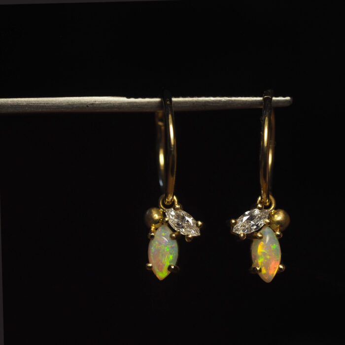 Marina Antoniou Jewellery - Persephone Cluster Earrings