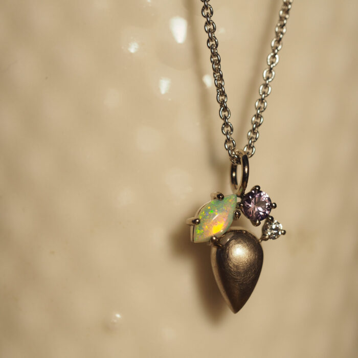 Marina Antoniou Jewellery - Purple Patch Eucalypt Necklace