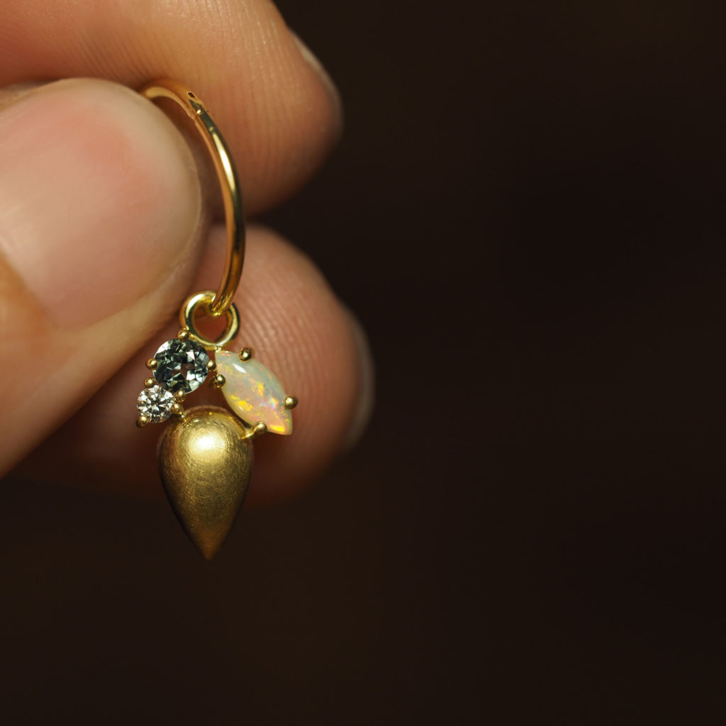 Marina Antoniou Jewellery - Autumn Eucalypt Earrings
