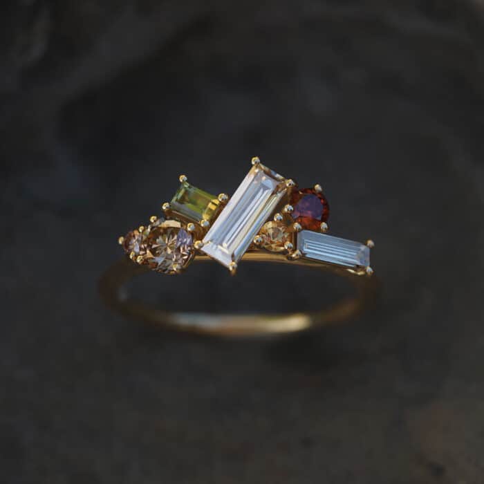 Lichen Cluster Ring - Marina Antoniou Jewellery