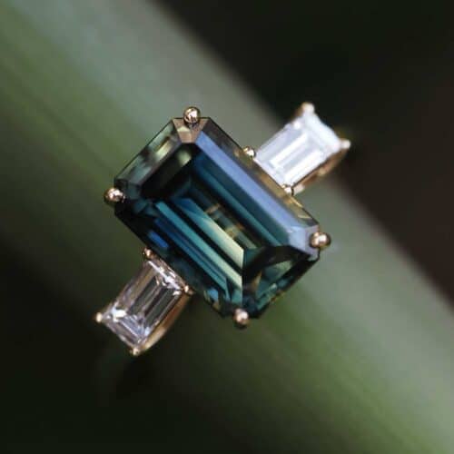 Bespoke | Sapphire and Diamond Ring for Andrea - Marina Antoniou Jewellery