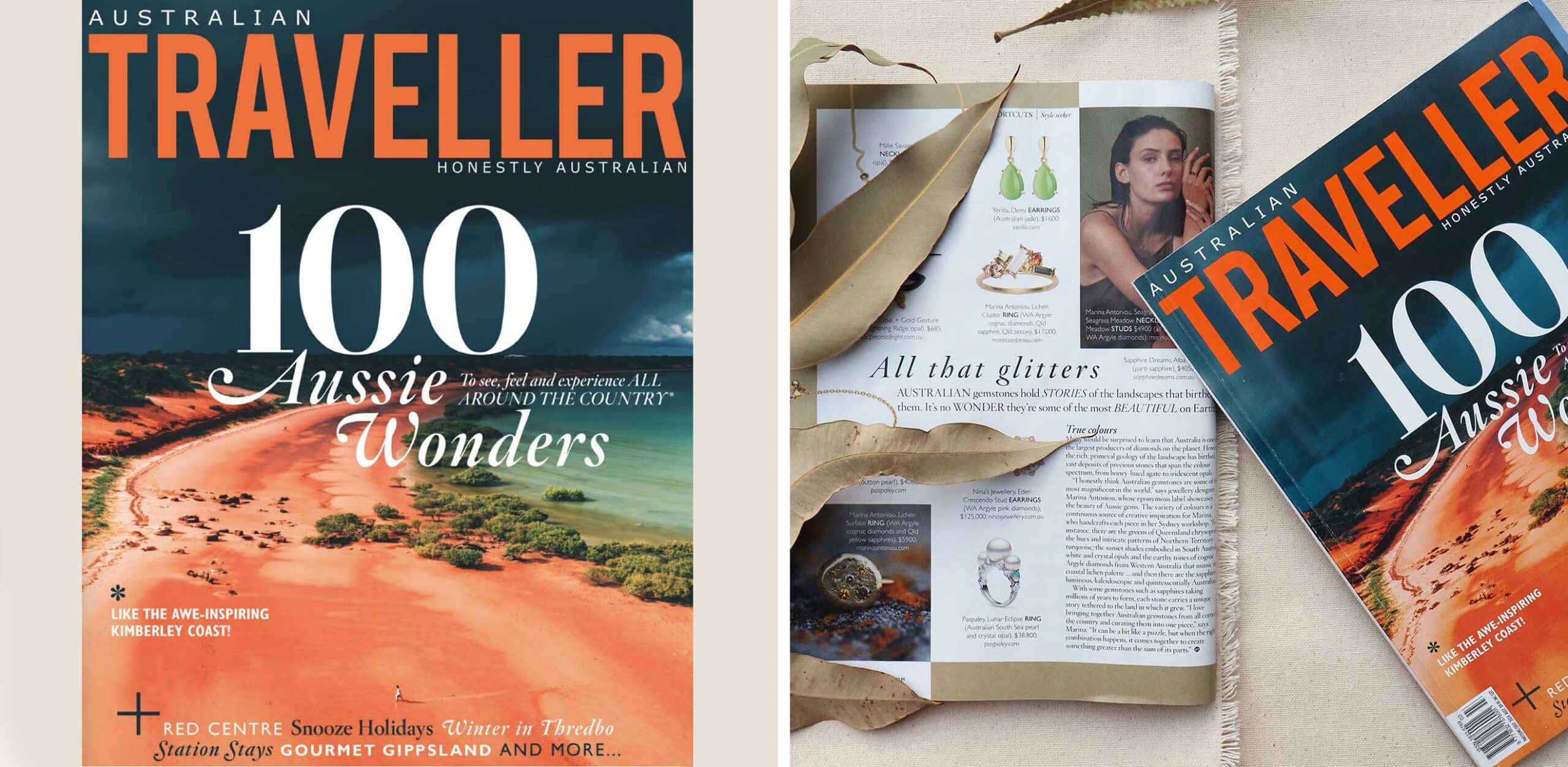 Feature: Australian Traveller Magazine - Marina Antoniou Jewellery