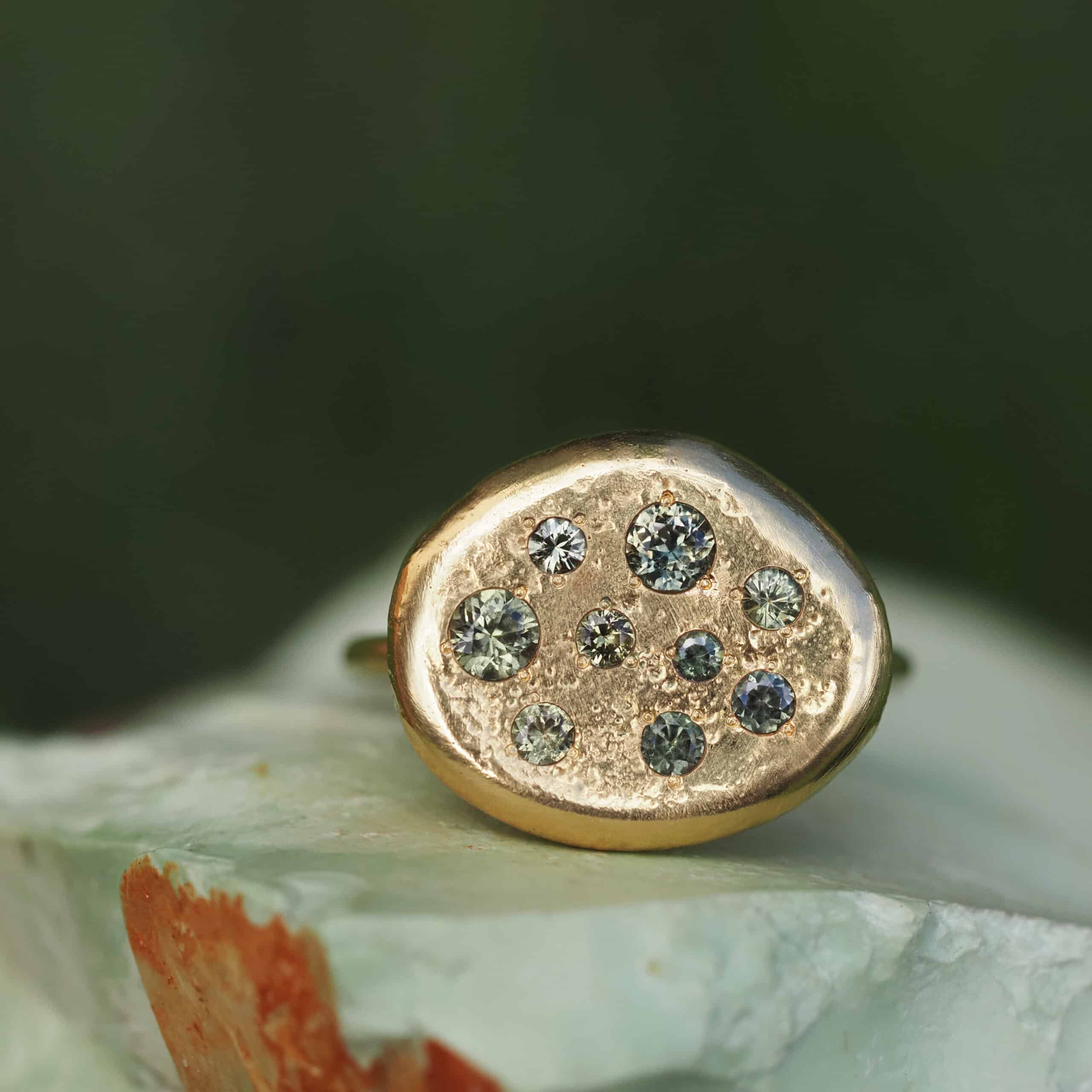 Australian sapphire ring Marina Antoniou