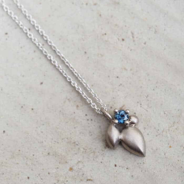 Blue Gum Eucalypt Necklace - Marina Antoniou Jewellery