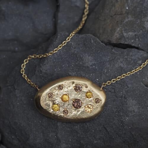 Lichen Surface Necklace 2 - Marina Antoniou Jewellery