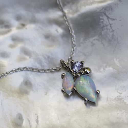 Lilac Eucalypt Necklace - Marina Antoniou Jewellery