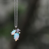 Lilac Eucalypt Necklace