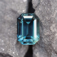 Bespoke | Emerald Cut Australian Sapphire and Diamond Ring for Danusia - Image 3