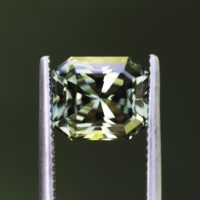 Bespoke | Emerald Cut Australian Parti Sapphire Ring for Rebecca - Image 3