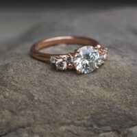 Bespoke | Rose Gold Diamond Cluster Ring for Frances