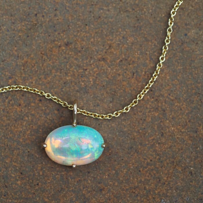 Vathi Australian Opal Necklace - Image 3