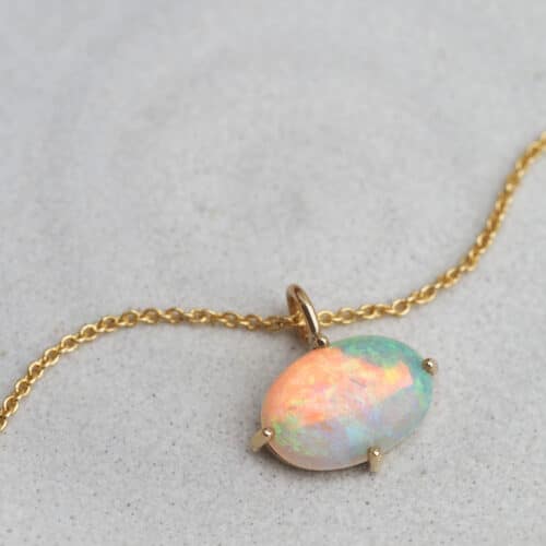 Vathi Australian Opal Necklace - Marina Antoniou Jewellery