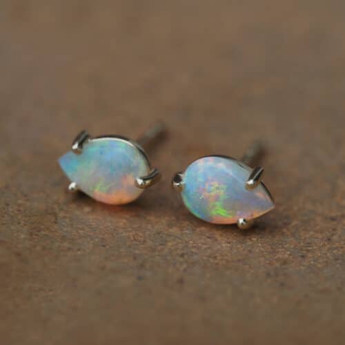 Vathi Australian Opal Earrings - Marina Antoniou Jewellery