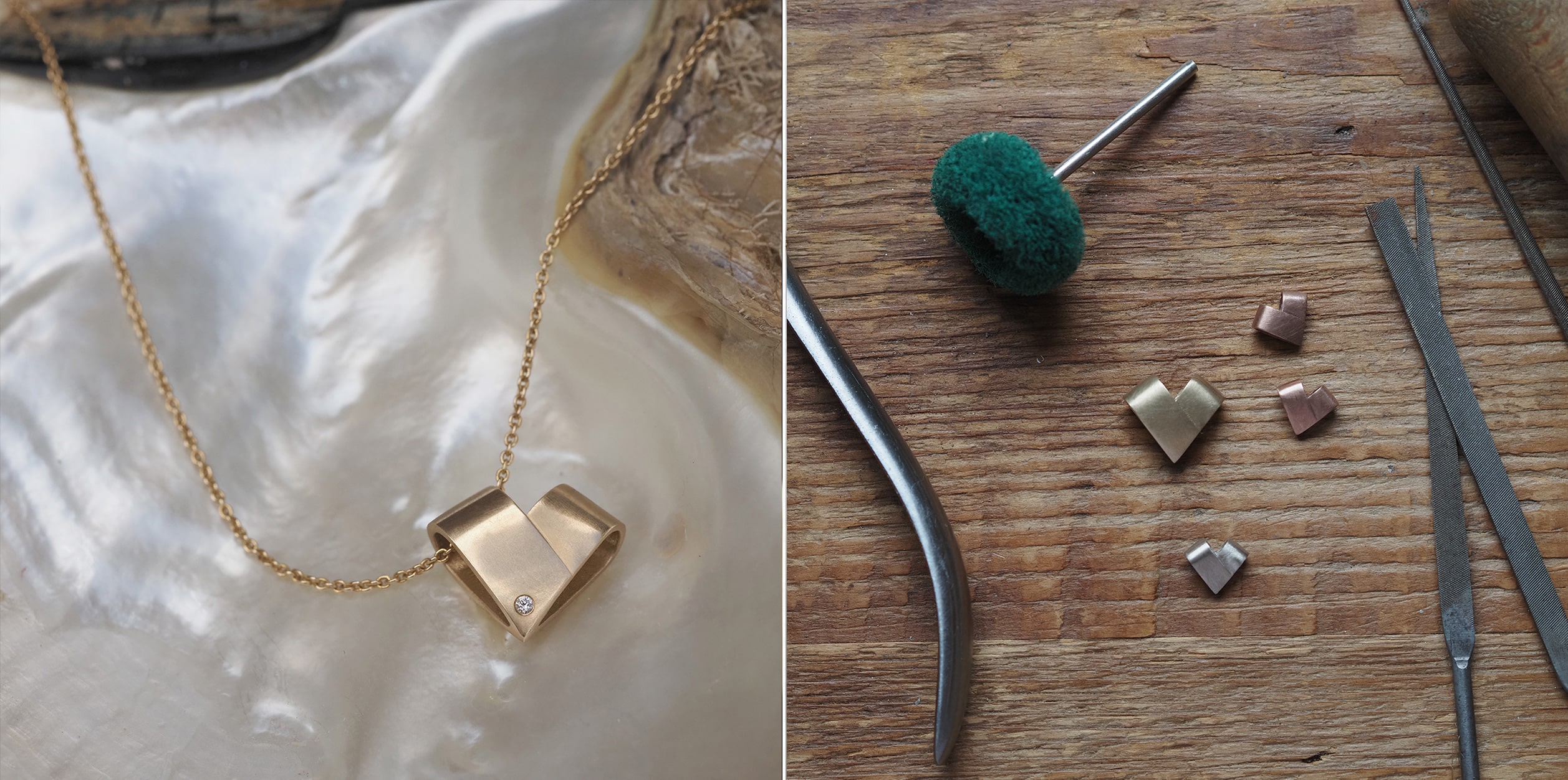 Contemporary Heart Necklaces this Christmas - Marina Antoniou Jewellery