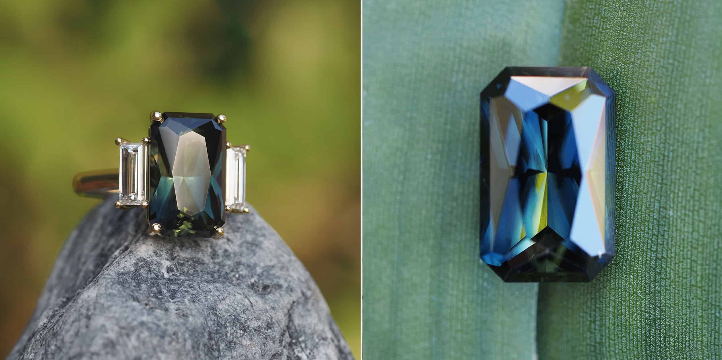 Australian sapphire rings