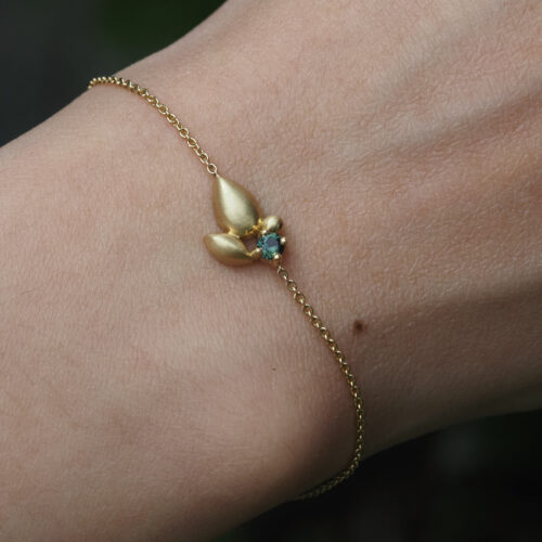 Teal Eucalypt Bracelet - Marina Antoniou Jewellery