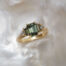 Green Patch Ring - Marina Antoniou Jewellery