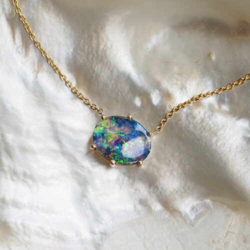 Bespoke | Australian Opal Necklace for Kate - Marina Antoniou Jewellery