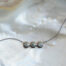 Tría Granule Sapphire Necklace - Marina Antoniou Jewellery