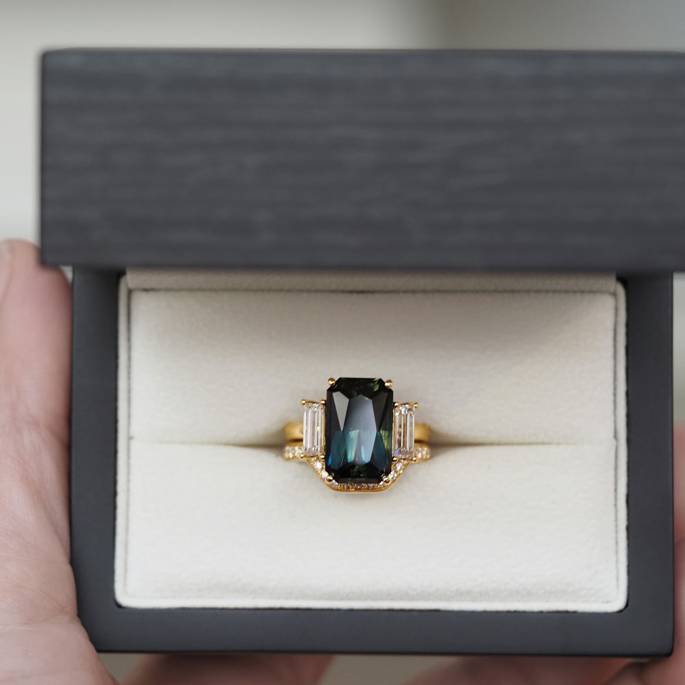 Bespoke | Fitted Diamond Wedding Band for Renee - Marina Antoniou Jewellery Bespoke | Fitted Diamond Wedding Band for Renee - Image 2