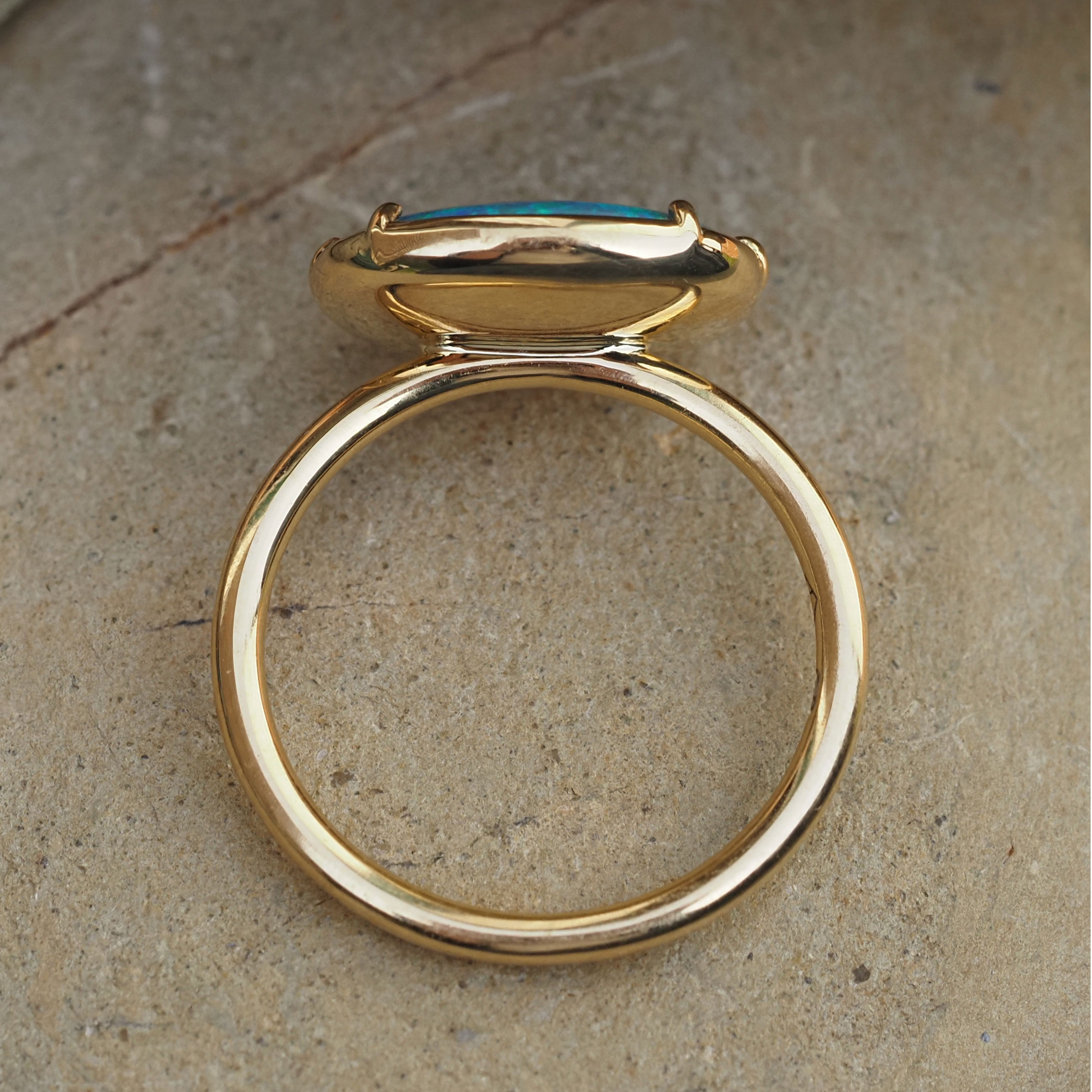 Bespoke | Heirloom Australian Opal Ring for Elizabeth - Marina Antoniou Jewellery Bespoke | Heirloom Australian Opal Ring for Elizabeth - Image 2