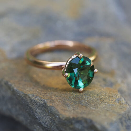 Bespoke | Rose Gold Tourmaline Ring for Bec - Marina Antoniou Jewellery