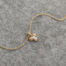 Yellow Gold Granule Necklace with Diamond - Marina Antoniou Jewellery